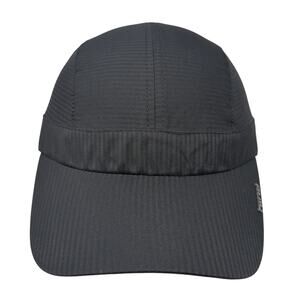 Hind 5 Panel Cap Black One Size Adjustable Strap Lightweight Blank